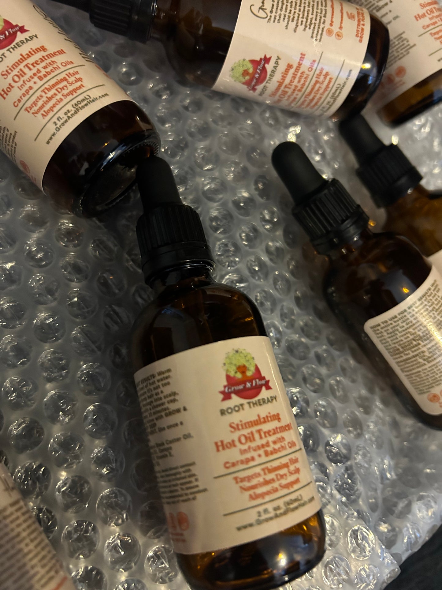 Grow & Flow: Root Therapy Stimulating Hot Oil Treatment