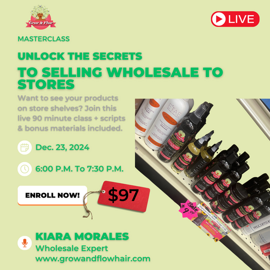 Unlock the Secrets to Selling Wholesale to Stores: Live Masterclass