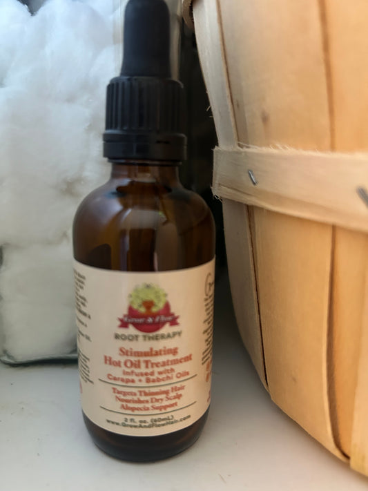 Grow & Flow: Root Therapy Stimulating Hot Oil Treatment