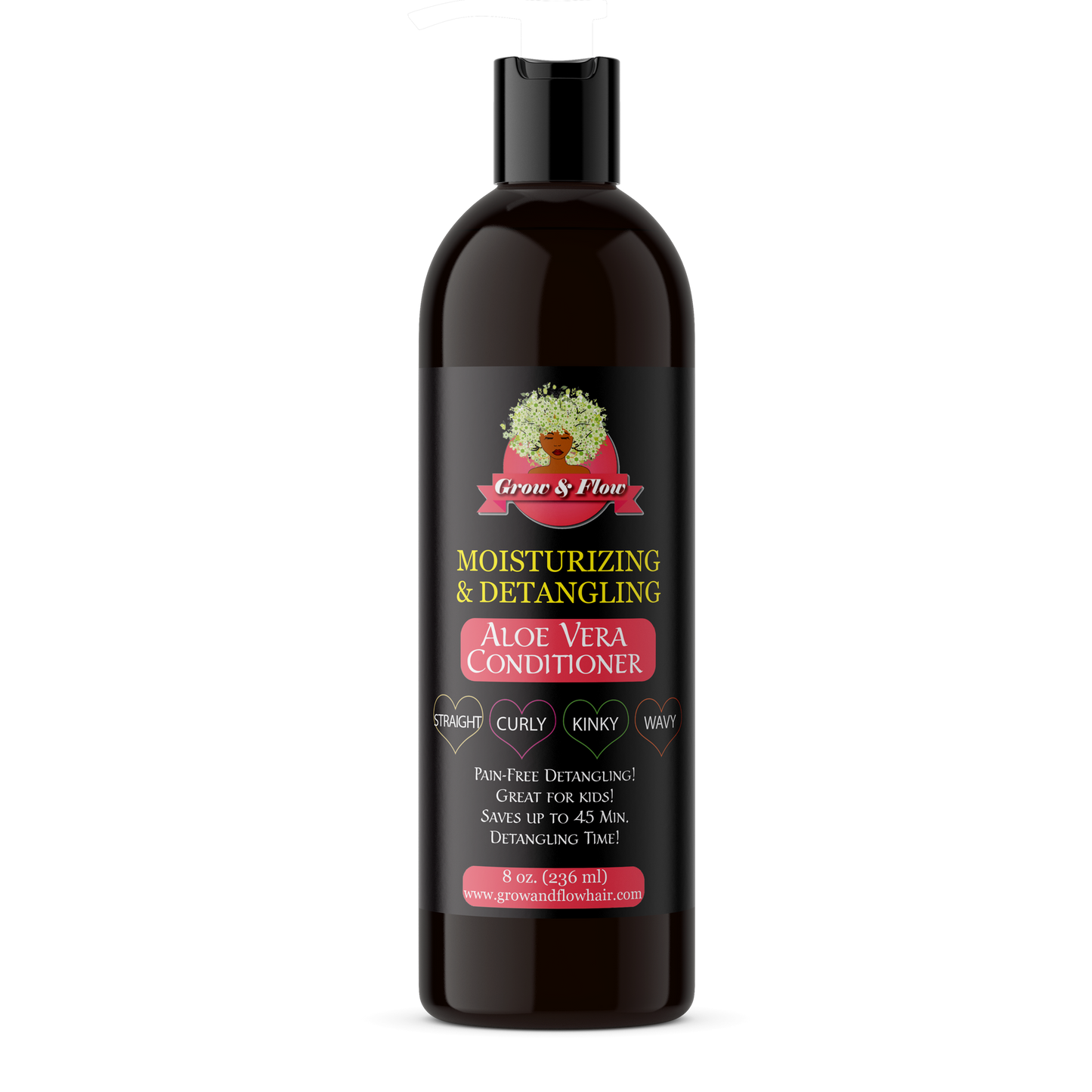 Grow & Flow Moisturizing & Detangling Aloe Vera Conditioner