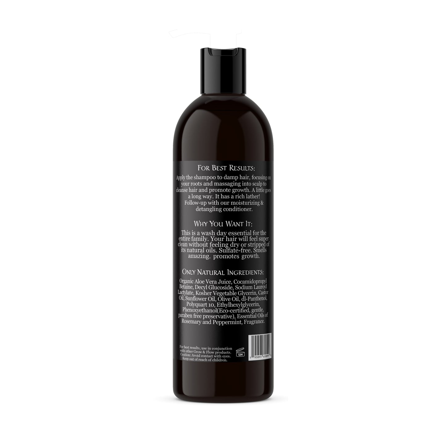 Grow & Flow Deep-Cleansing Aloe Vera Shampoo